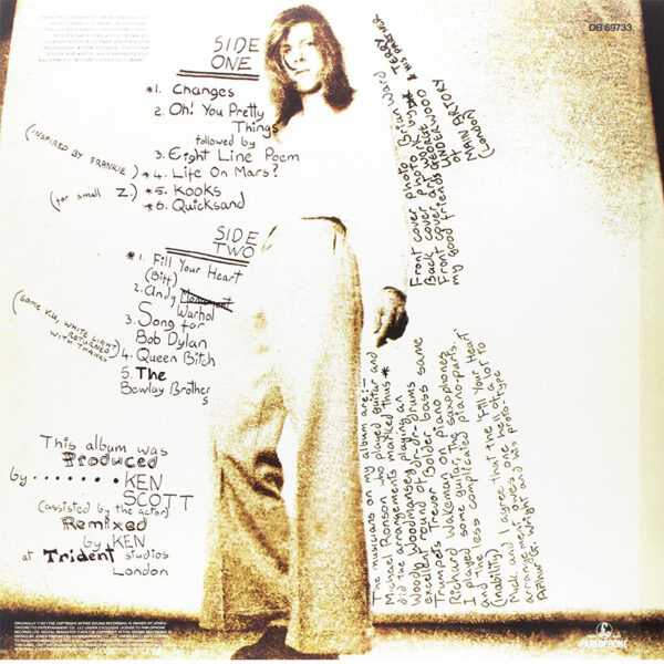 David Bowie-Hunky Dory (1971) - Imagen 2