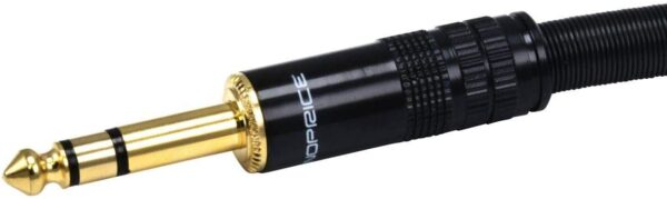 Cable Monoprice XLR Male to Plug (TRS) Male 1.8Mts 06 Ft Gold Plated - Imagen 2