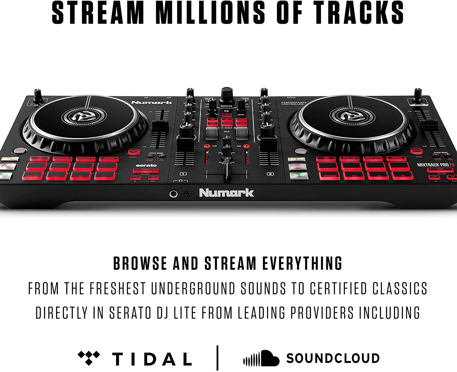 Numark MIXTRACK PRO FX Numark Mixtrack Pro FX Bundle with DJ