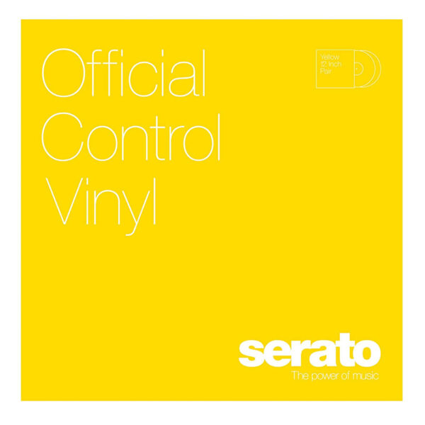 Serato Control Vinyl 12 Pulgadas Par Amarillo - Imagen 3
