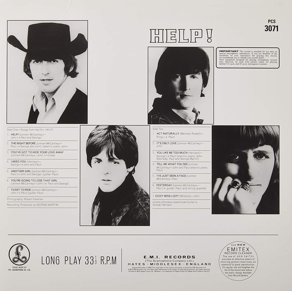 The Beatles-Help [Importado](1965) | House of DJ