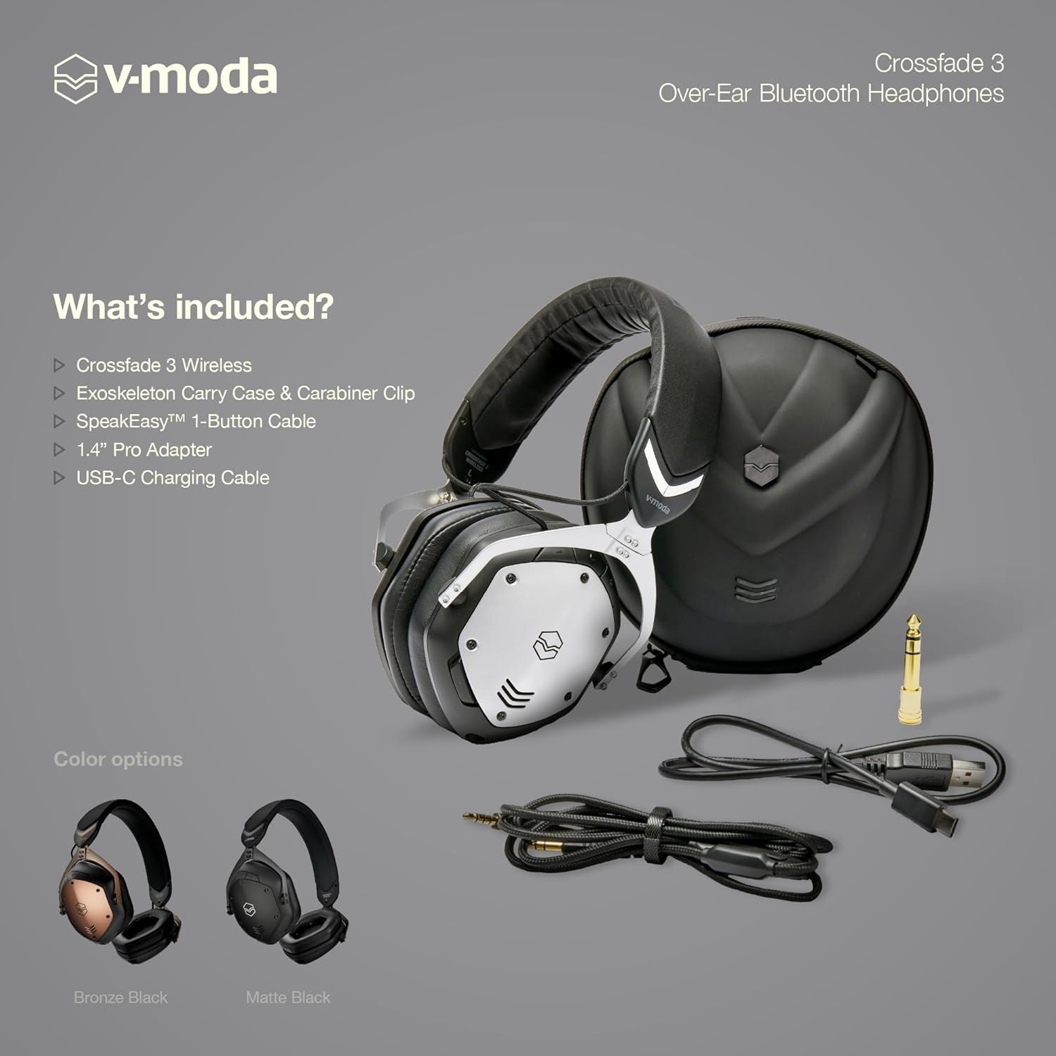 V-MOda Crossfade 3 Wireless Gris - Imagen 2
