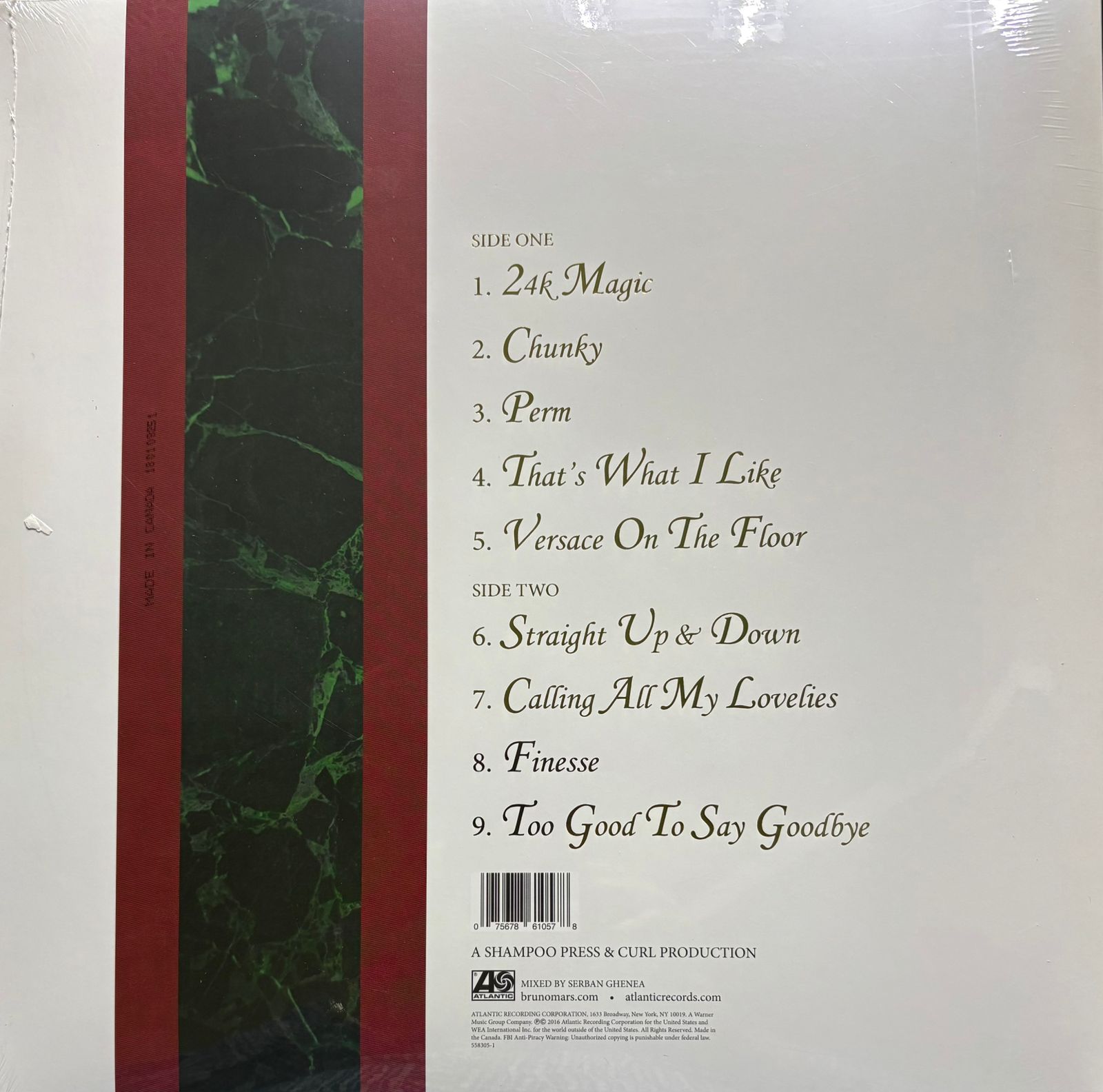 Bruno Mars – XXIVK Magic (GreenTraslucentVinyl) (2024) - Imagen 3