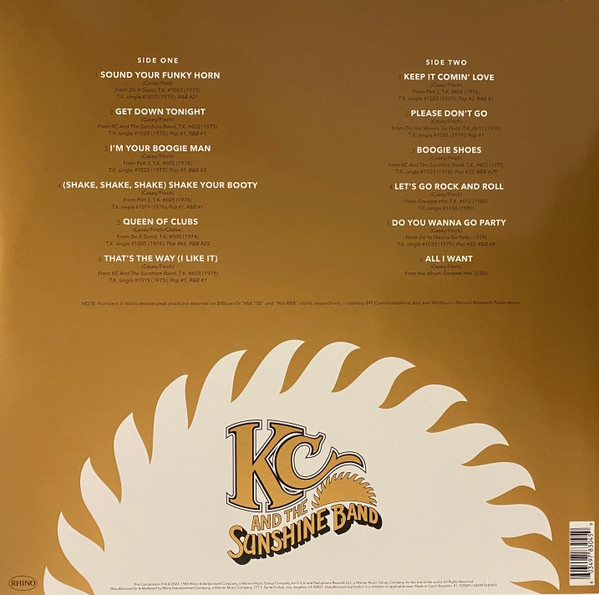 KC And The Sunshine Band – The Best Of (2023) - Imagen 2