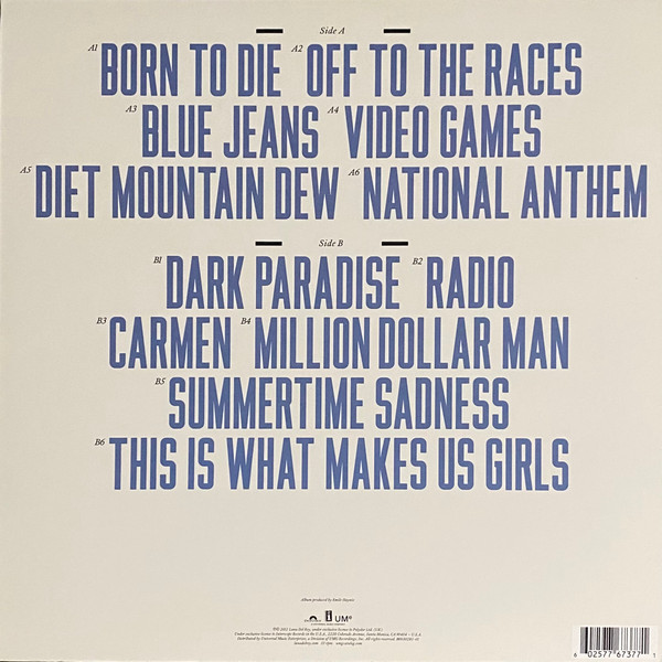 Lana Del Rey - Born To Die (OpaqueRedVinyl) (2020) - Imagen 2