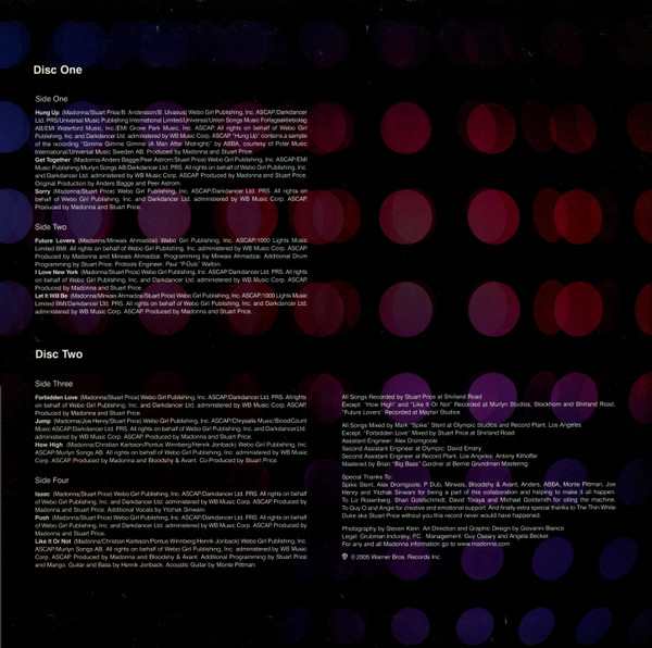 Madonna - Confessions On A Dancefloor (2xLP) (2006) - Imagen 2
