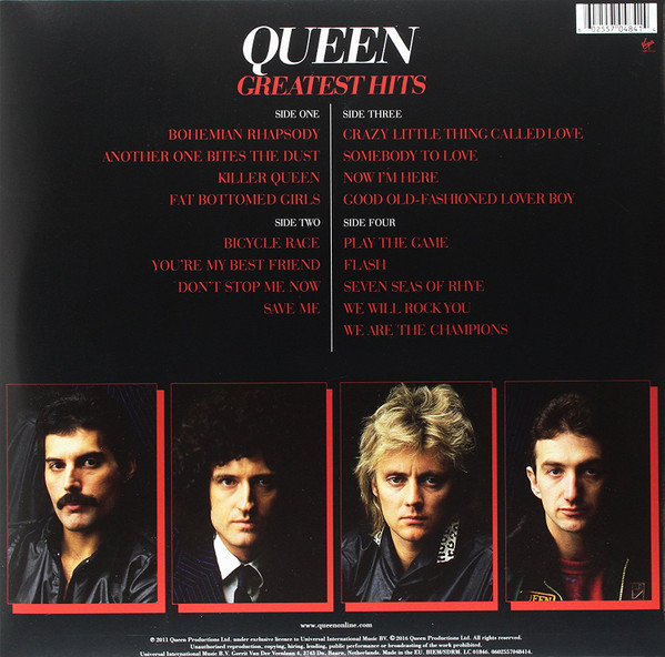 Queen - Greatest Hits (2xLP) (2020) - Imagen 2