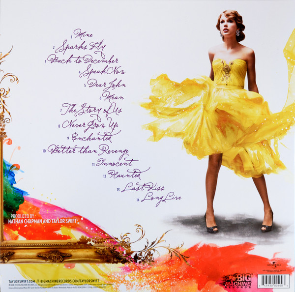 Taylor Swift - Speak Now (2xLP) (2016) - Imagen 2