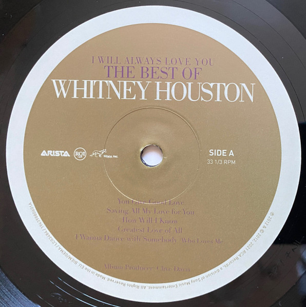 Whitney Houston - I Will Always Love You The Best Of (2xLP) (2021) - Imagen 3