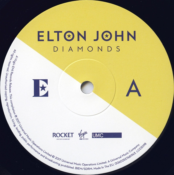 Elton John – Diamonds (2xLP) (2017) - Imagen 3