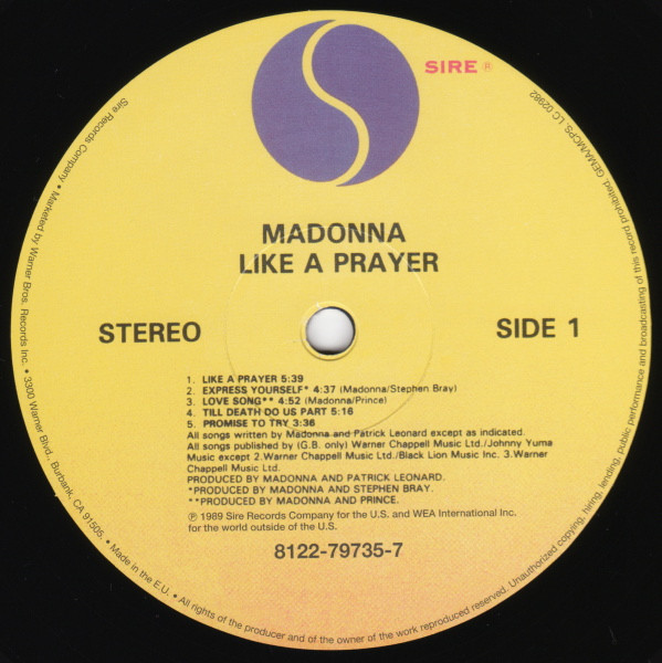Madonna - Like A Prayer (2012) - Imagen 3