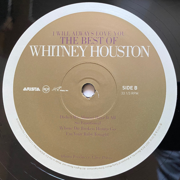 Whitney Houston - I Will Always Love You The Best Of (2xLP) (2021) - Imagen 4