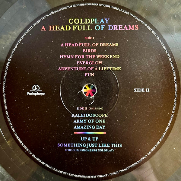 Coldplay - A Head Full Of Dreams (2xLP) (2015) - Imagen 5