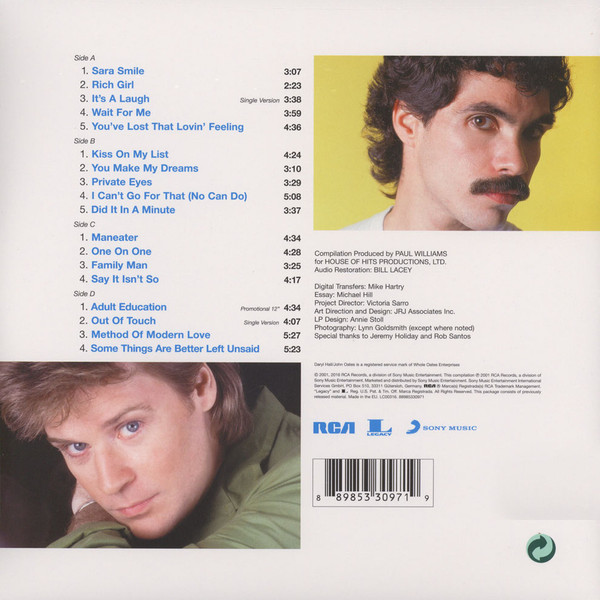Daryl Hall & John Oates - The Very Best Of (DualColorVinyl) (2xLP) (2001) - Imagen 2