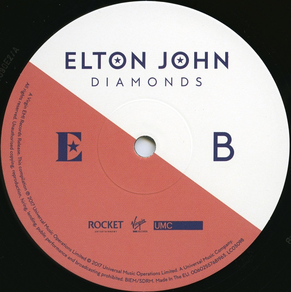 Elton John – Diamonds (2xLP) (2017) - Imagen 4