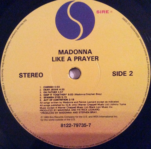 Madonna - Like A Prayer (2012) - Imagen 4