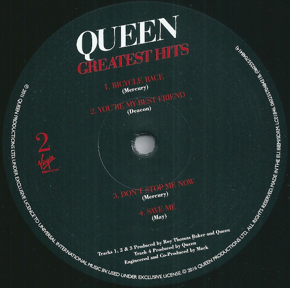 Queen - Greatest Hits (2xLP) (2020) - Imagen 4