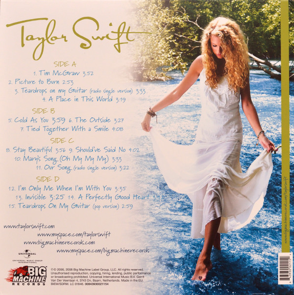 Taylor Swift – Taylor Swift (2xLP) (2016) - Imagen 2