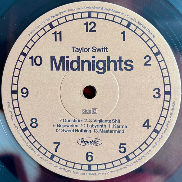 Taylor Swift - Midnights (MoonstoneBlueVinyl) (2022) - Imagen 4