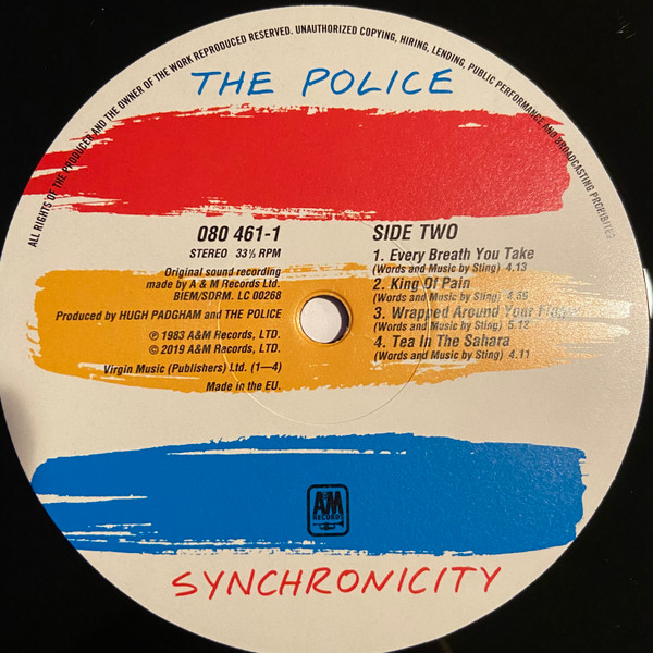 The Police - Synchronicity (2019) - Imagen 4