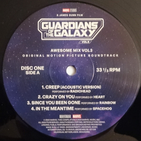 V A - Guardians Of The Galaxy Vol3 Awesome Mix Vol. 3 (2xLP) (2023) - Imagen 3
