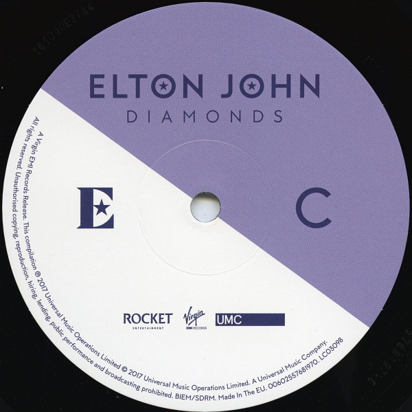 Elton John – Diamonds (2xLP) (2017) - Imagen 5