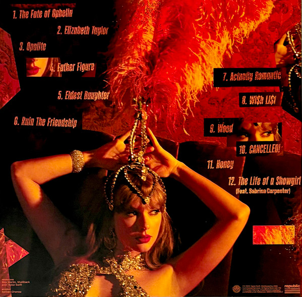 Taylor Swift - The Life of a Showgirl (OrangeVinyl) (2025) - Imagen 2