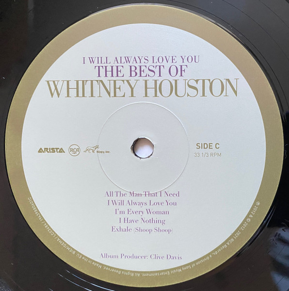 Whitney Houston - I Will Always Love You The Best Of (2xLP) (2021) - Imagen 5