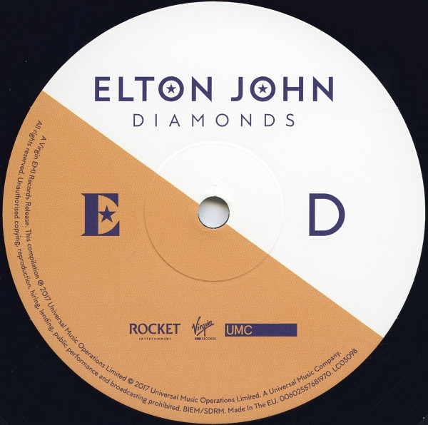 Elton John – Diamonds (2xLP) (2017) - Imagen 6