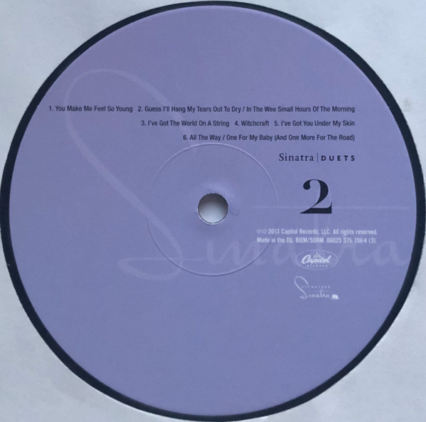 Frank Sinatra - Duets 20th Anniversary (2xLP) (2013) - Imagen 6
