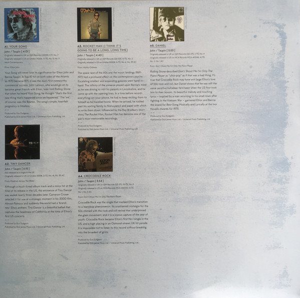 Elton John – Diamonds (2xLP) (2017) - Imagen 7