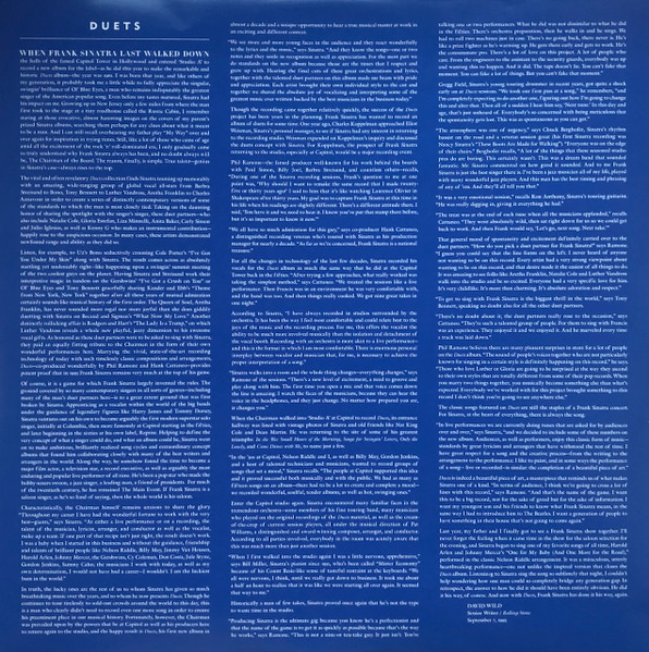 Frank Sinatra - Duets 20th Anniversary (2xLP) (2013) - Imagen 7