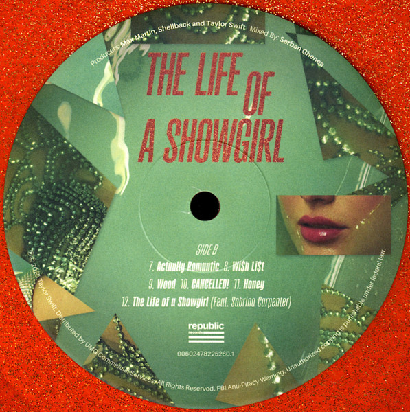 Taylor Swift - The Life of a Showgirl (OrangeVinyl) (2025) - Imagen 4