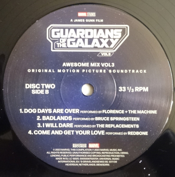 V A - Guardians Of The Galaxy Vol3 Awesome Mix Vol. 3 (2xLP) (2023) - Imagen 6