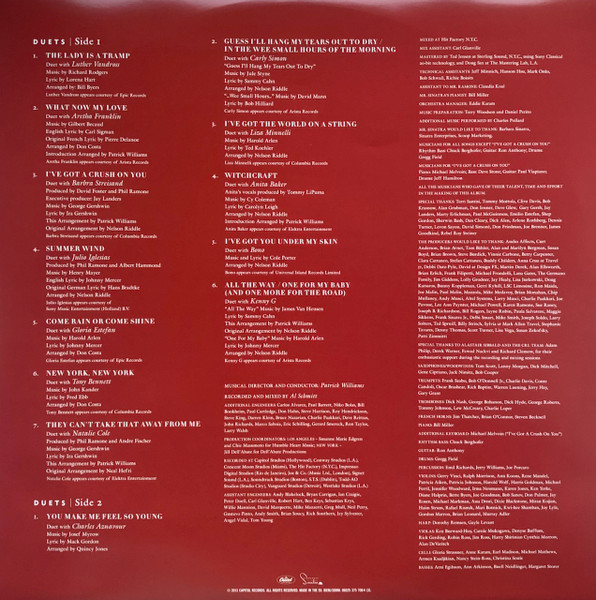 Frank Sinatra - Duets 20th Anniversary (2xLP) (2013) - Imagen 8