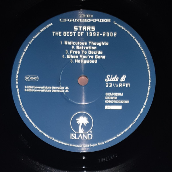 The Cranberries - Stars: The Best Of (2xLP) (2022) - Imagen 4