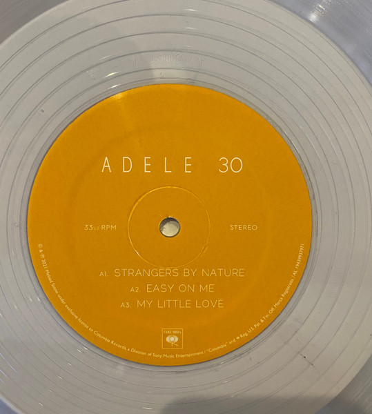 Adele - 30 (ClearVinyl) (2xLP) (2021) - Imagen 3