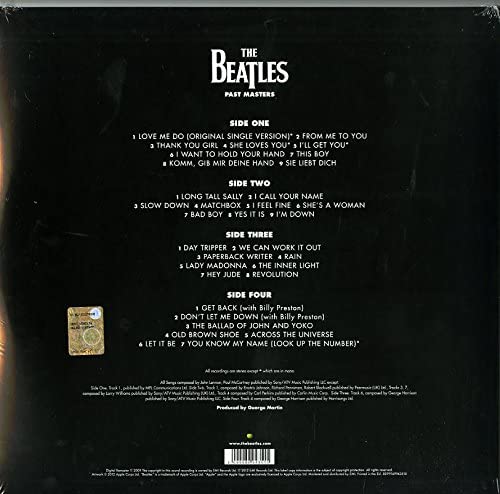 The Beatles - Past Masters (2xLP) (2018) - Imagen 2