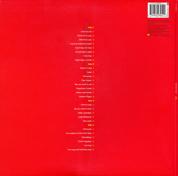 The Beatles - 1 (2xLP) (2000) - Imagen 2