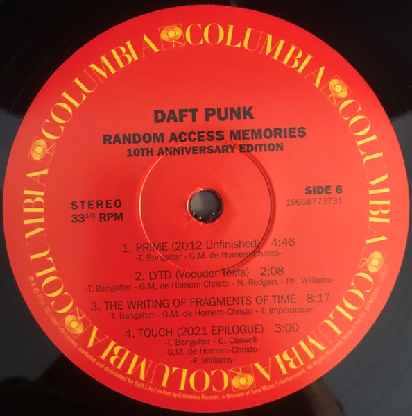Daft Punk – Random Access Memories 10th Anniversary (3xLP) (2023) - Imagen 7
