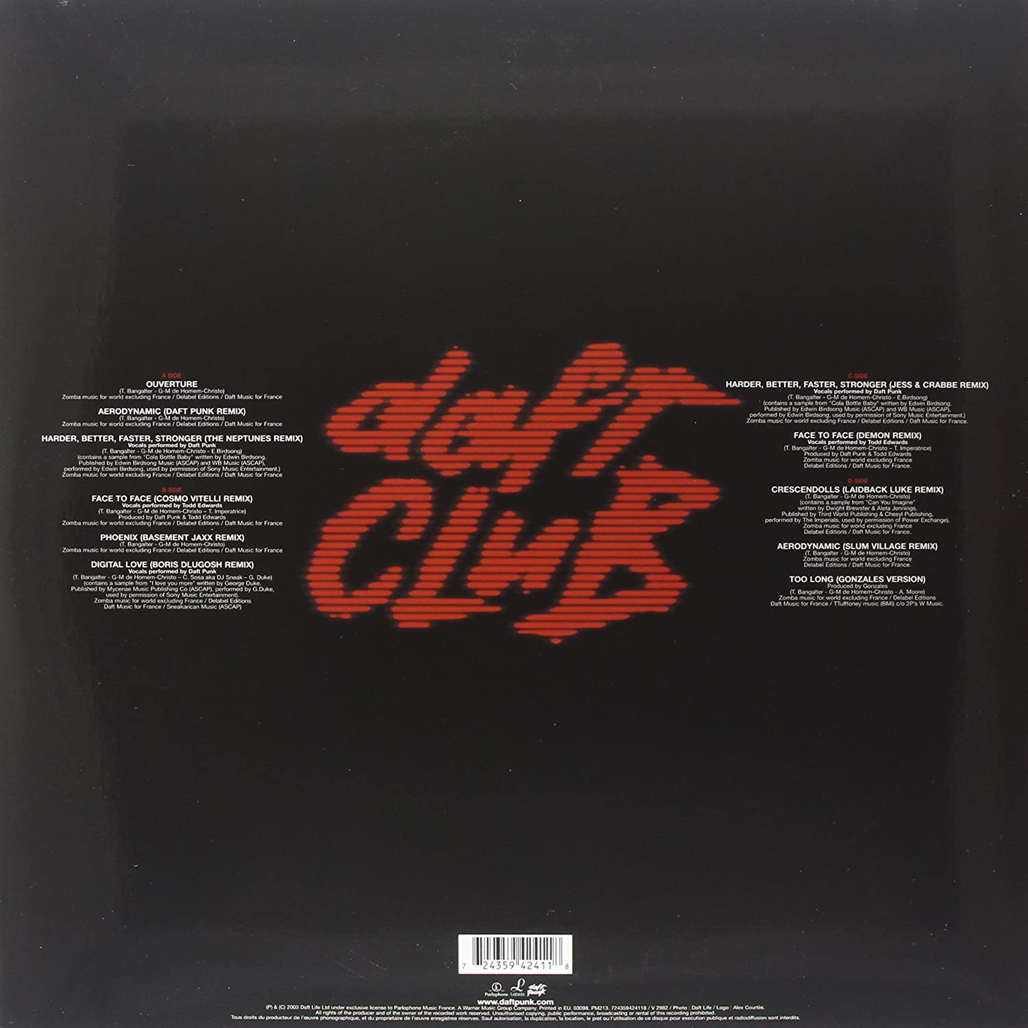 Daft Punk - Daft Club (2xLP) (2003) - Imagen 3