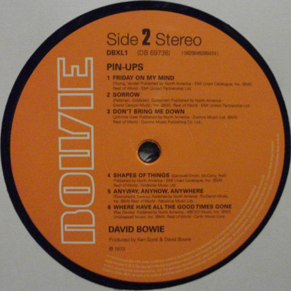 David Bowie - PinUps (1973) - Imagen 4