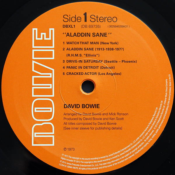 David Bowie – Aladdin Sane (1973) - Imagen 4