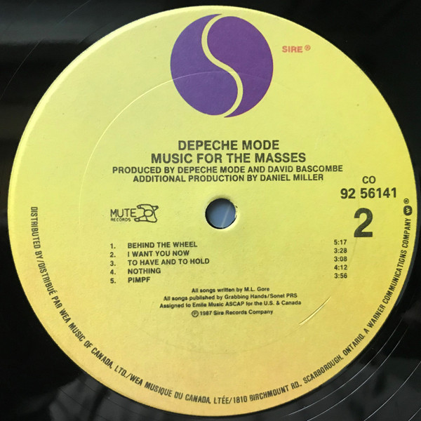 Depeche Mode - Music for the Masses (1987) - Imagen 4