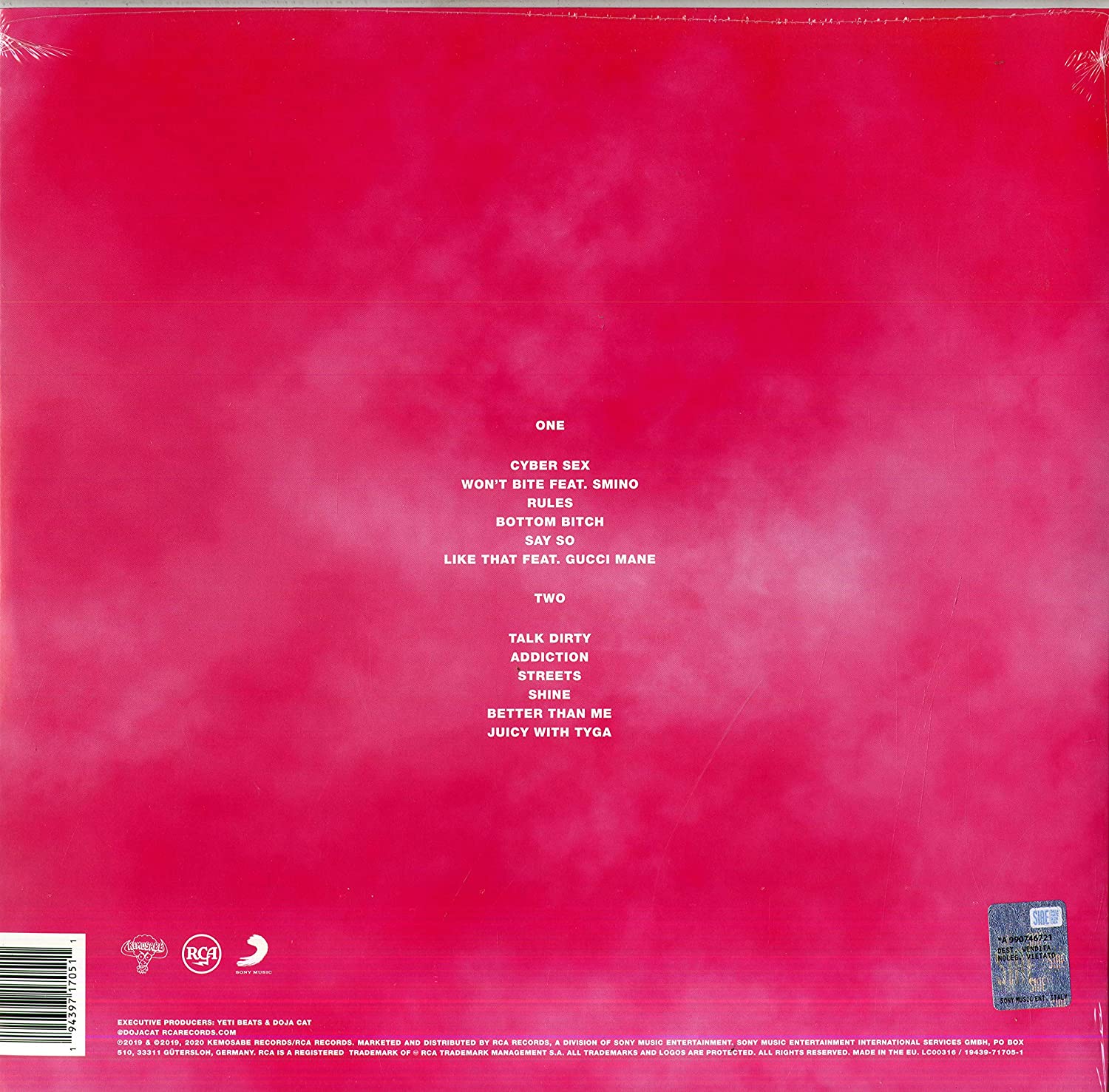 Doja Cat - Hot Pink (PeachVinyl) (2022) - Imagen 2