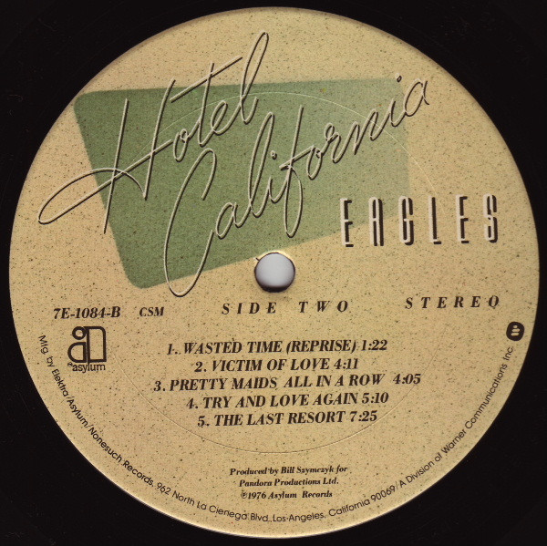 Eagles - Hotel California (1976) - Imagen 4