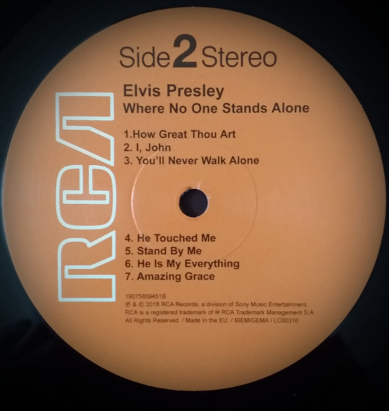 Elvis Presley - Where No One Stands Alone (2018) - Imagen 5