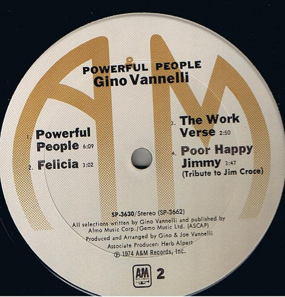 Gino Vannelli – Powerful People (1974) - Imagen 4