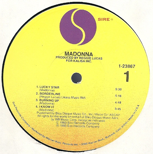 Madonna – Madonna (1983) - Imagen 3