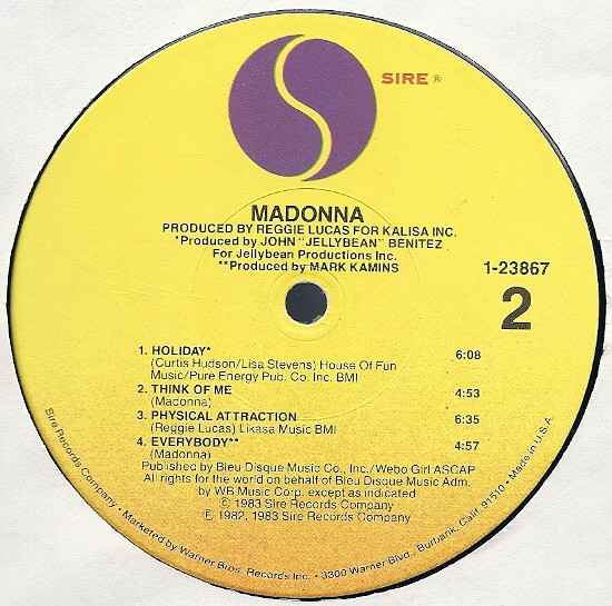 Madonna – Madonna (1983) - Imagen 4